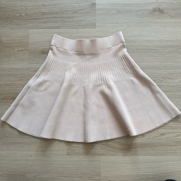 Club Monaco Carly Pleated Skater Skirt Ballet Pink Sz S - Picture 3 of 5